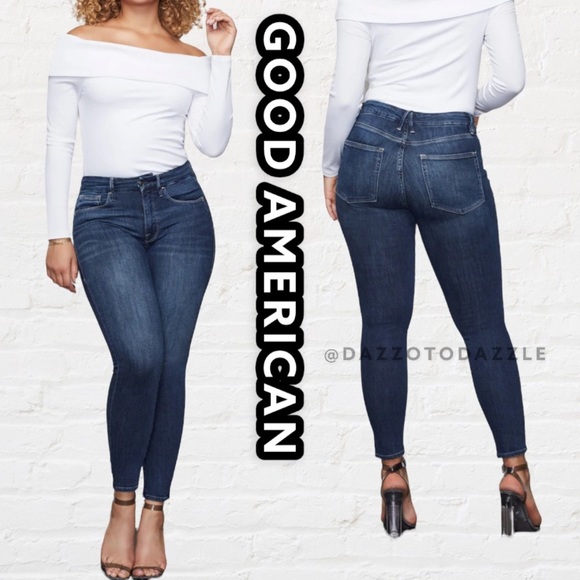 Good American Denim - GOOD AMERICAN 🆕 Good Legs Crop High Rise Skinny Leg Jeans | 8  *NwT*